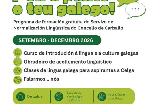 Pon a punto o teu galego! O Servizo de Normalización Lingüística lanza a súa formación gratuíta para a segunda metade do ano