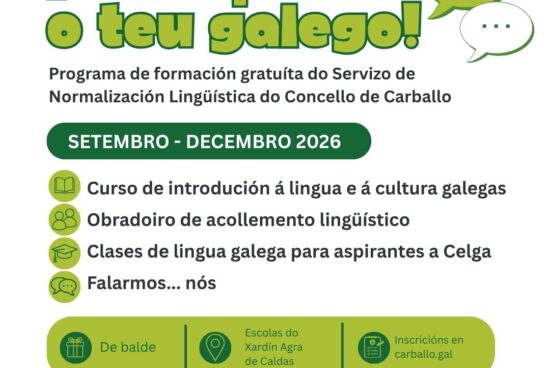 Pon a punto o teu galego! O Servizo de Normalización Lingüística lanza a súa formación gratuíta para a segunda metade do ano