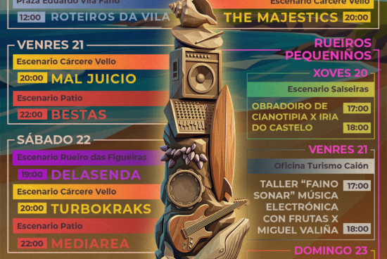 Caión volverá converterse nun escenario aberto para a música, a cultura e a tradición coa sexta edición dos “Rueiros da Vila”