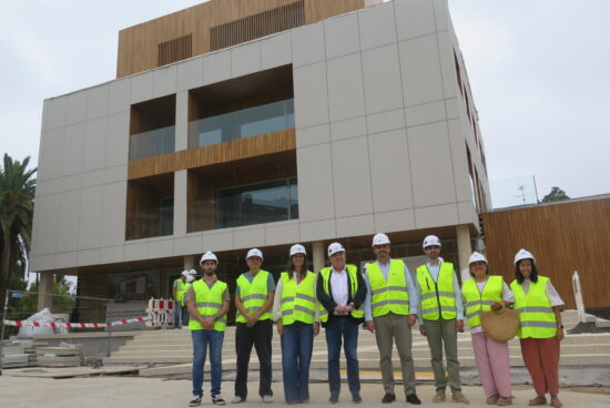 O conselleiro de Presidencia visitou as obras da nova Casa do Concello