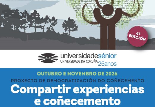Abre o prazo de inscrición dunha nova edición en Carballo do Programa de Democratización do Coñecemento da Universidade Sénior da Coruña