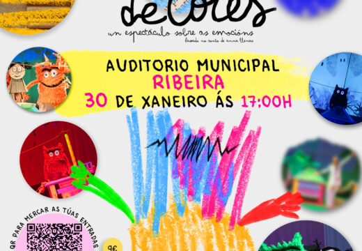 A Xanela do Maxín recala en Ribeira co espectáculo infantil O Monstro de cores
