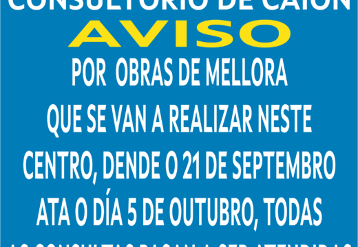 Peche temporal consultorio médico Caión