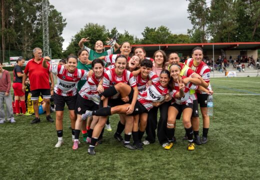 O Atlético San Pedro, campión do V Trofeo Concello de Oleiros de fútbol feminino
