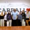Daniel Pérez reuniuse con seis alumnas do IES Isidro Parga Pondal que van contar como é Carballo a través dun proxecto de cinema con estudantes de varias comunidades
