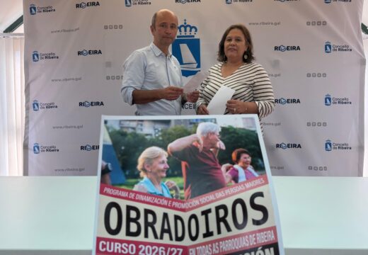 O Concello de Ribeira activa unha nova edición do programa de dinamización e promoción social das persoas maiores