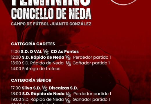 O Concello organiza o 20 de setembro o seu II Triangular de fútbol feminino co apoio do Rápido de Neda