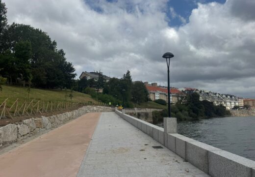 Fase final das obras do paseo da ría no Graxal e no Paraíso