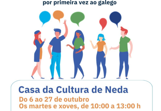 Neda abre a inscrición para un curso de lingua e cultura galegas para adultos sen coñecemento do idioma