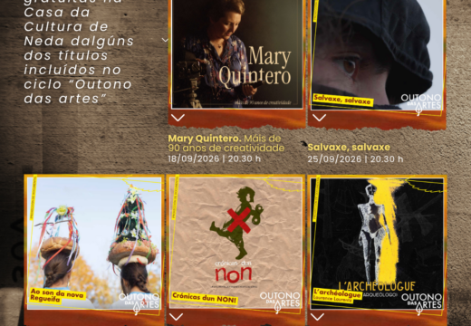 O Concello de Neda activa este venres un ciclo de cinema documental, da man do “Outono das artes”