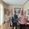 Recepción institucional ao subcampión Alberto Fidalgo na Casa do Concello