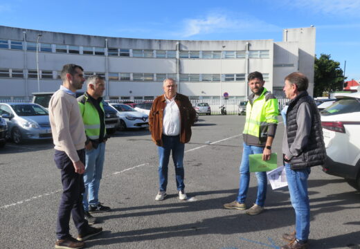 En marcha as obras de mellora das prazas Les Sables D`Olonne e Punta das Ondas, e da estrada do Cancelo do Medio