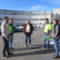 En marcha as obras de mellora das prazas Les Sables D`Olonne e Punta das Ondas, e da estrada do Cancelo do Medio