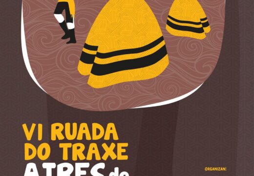 O traxe galego percorrerá as rúas de Ribeira na sexta ruada Aires de Dorna