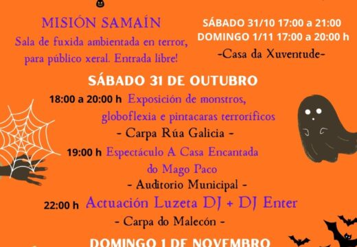 O Samaín convida a pasalo de medo en Ribeira cunha nutrida programación