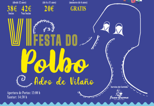 Adro de Vilaño celebra este sábado a VI Festa do Polbo