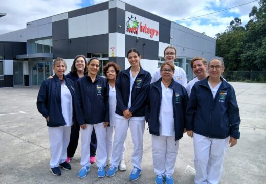As alumnas de atención sociosanitaria do Obradoiro Lubiáns II reforzan a súa formación con entidades sociais e actividades de servizo á comunidade
