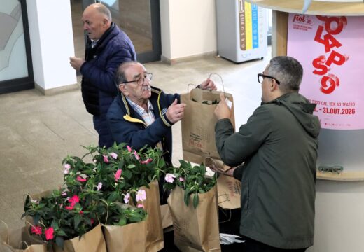 Carballo dá unha segunda vida a 203 plantas dos xardíns municipais cun reparto entre a veciñanza