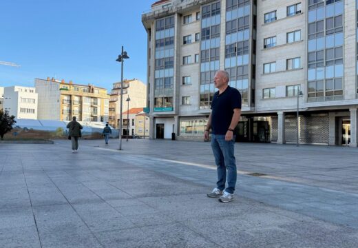 Finalizan os traballos para a mellora do drenado da ribeirense praza de España nos días de chuvia