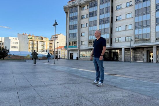 Finalizan os traballos para a mellora do drenado da ribeirense praza de España nos días de chuvia