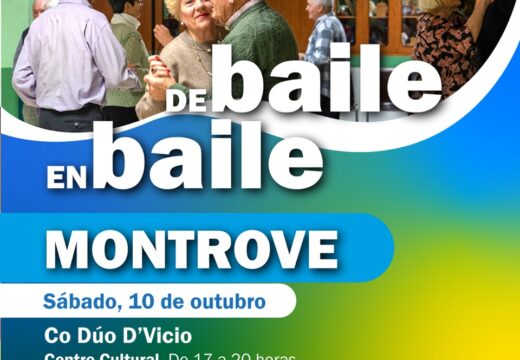 Baile para maiores en Montrove, sábado 10 de outubro